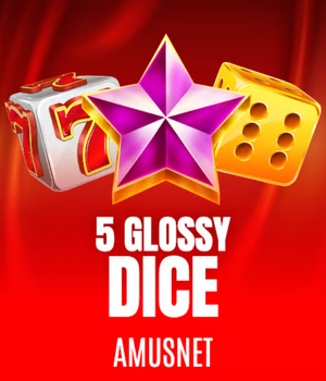 5 Glossy Dice